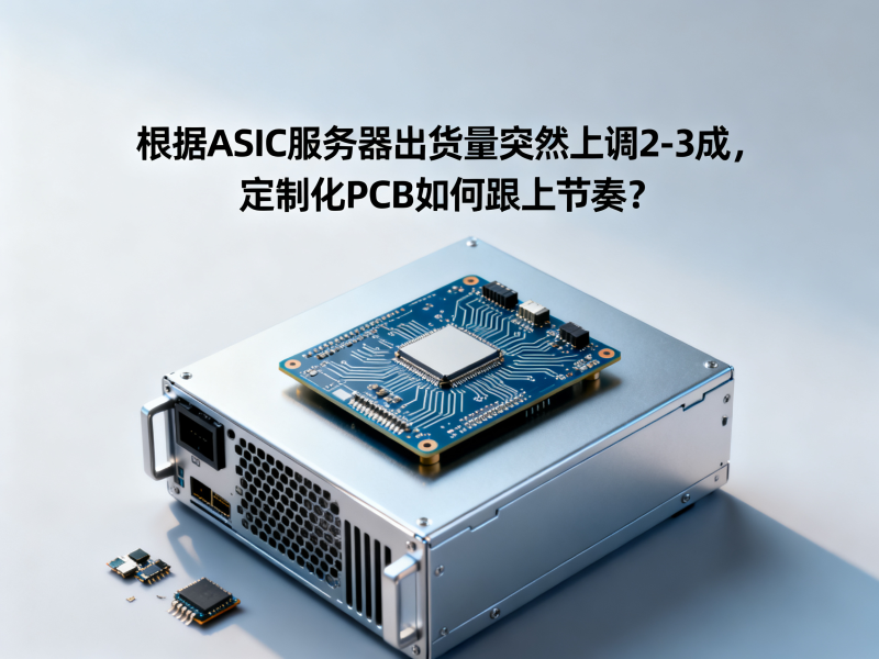 ASIC服务器出货量突然上调2-3成，定制化PCB如何跟上节奏？