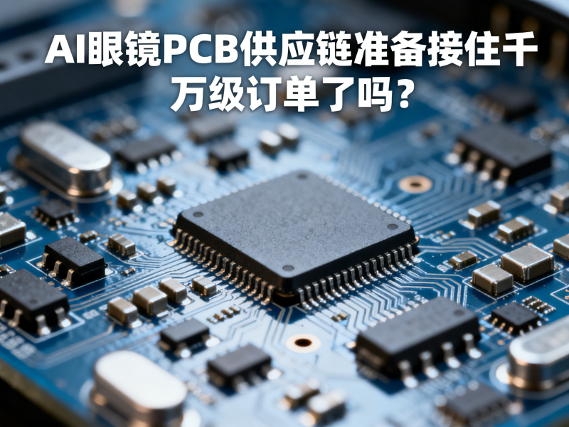 Q1出货356万台暴增130%：AI眼镜PCB供应链准备接住千万级订单了吗？