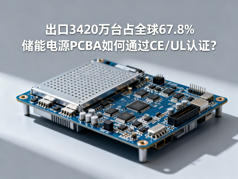 出口3420万台占全球67.8%：储能电源PCBA如何通过CE/UL认证？