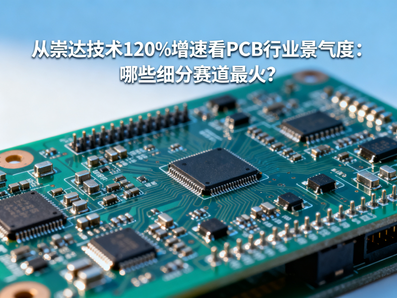 从崇达技术120%增速看PCB行业景气度：哪些细分赛道最火？