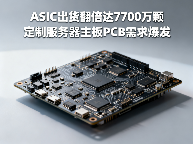 ASIC出货翻倍达7700万颗：定制服务器主板PCB需求爆发