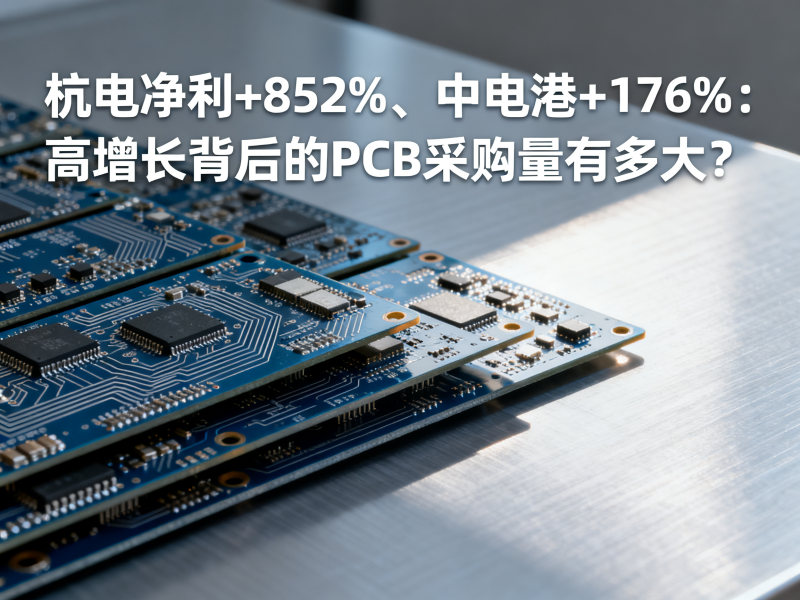 杭电净利+852%、中电港+176%：高增长背后的PCB采购量有多大？