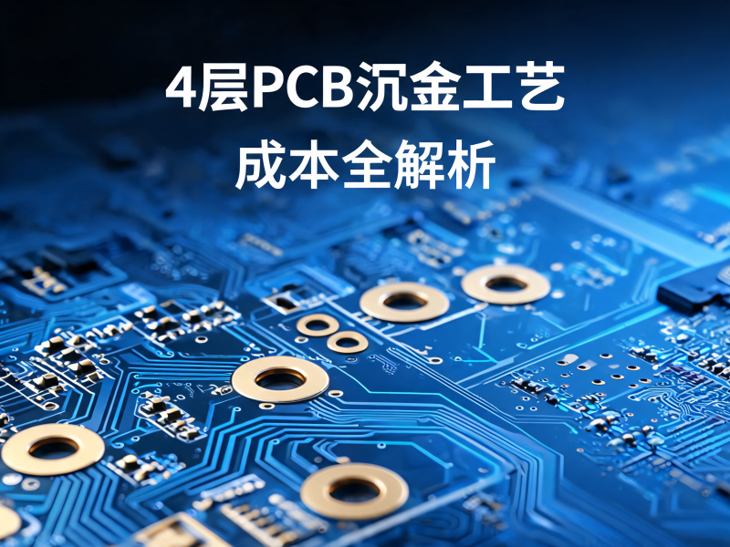 4 层 PCB 沉金工艺成本全解析：钱都花在哪了？
