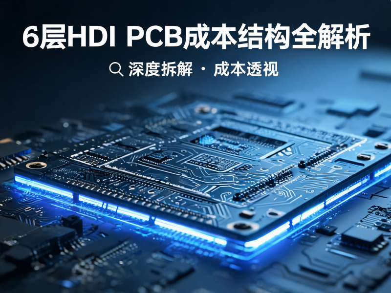 HDI PCB 成本结构解析：6 层板为什么贵？
