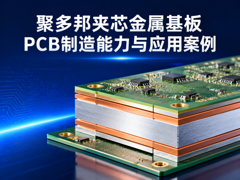 聚多邦夹芯金属基板PCB制造能力与应用案例