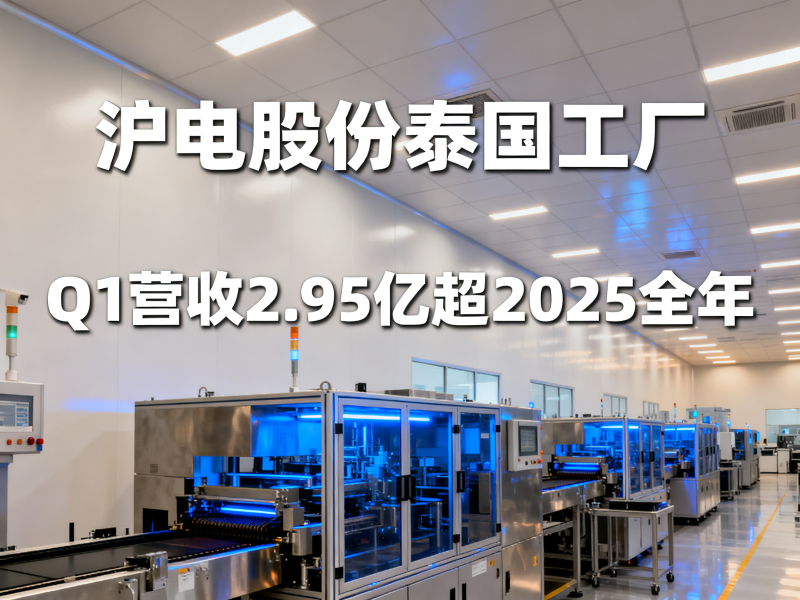 沪电股份泰国工厂Q1营收2.95亿超2025全年——海外PCB工厂快速爬坡做对了什么？
