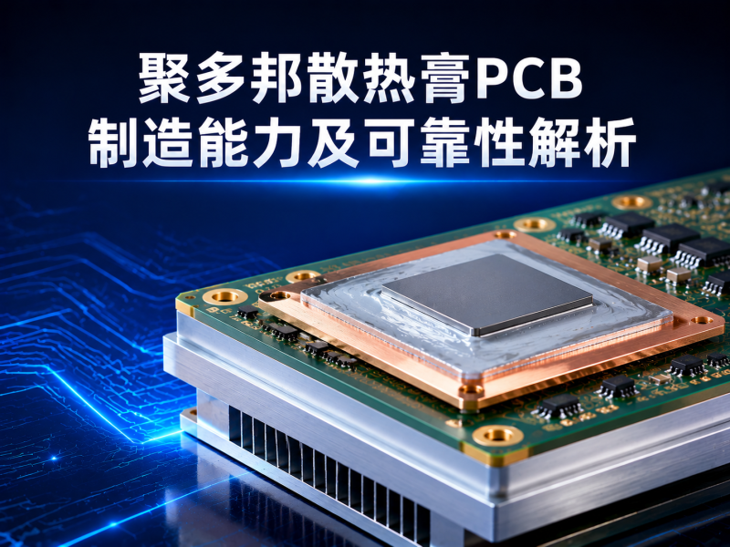 聚多邦散热膏PCB制造能力及可靠性解析
