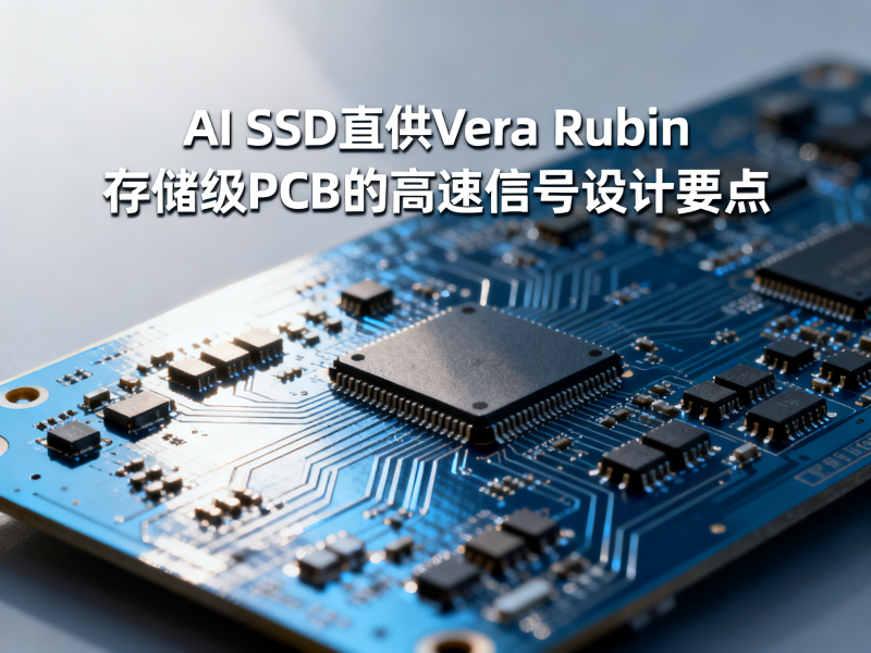 AI SSD直供Vera Rubin：存储级PCB的高速信号设计要点