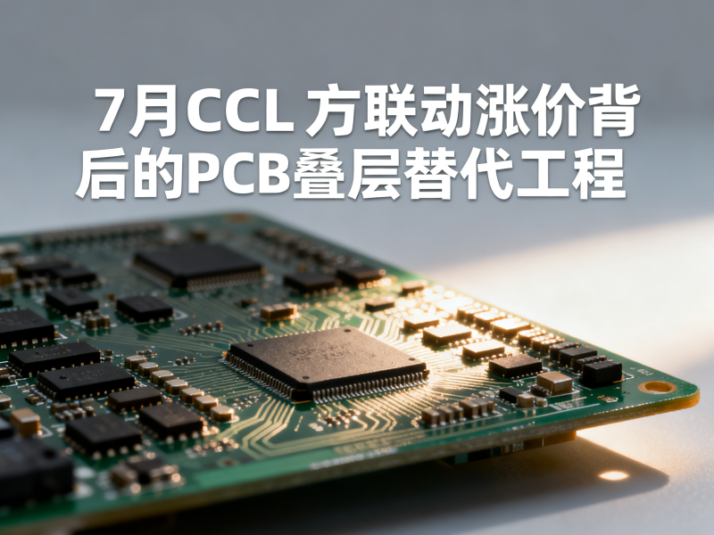 7月CCL六方联动涨价背后的PCB叠层替代工程——从材料断供到工艺适配的系统性解题