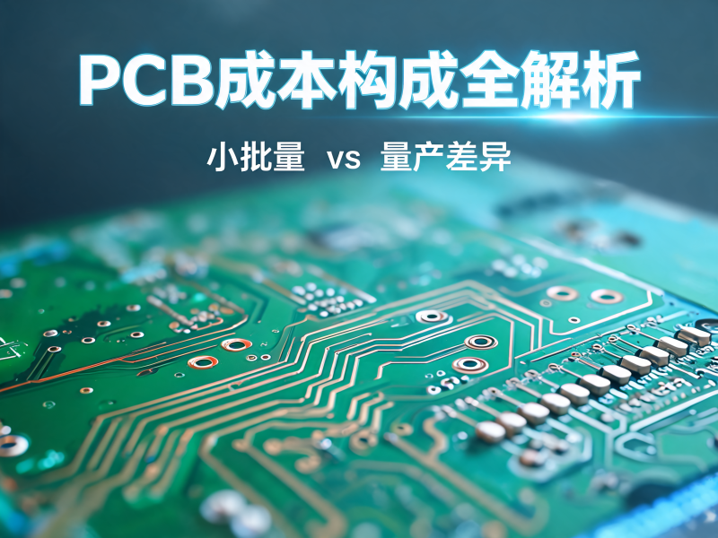 PCB 成本构成全解析：小批量与量产差异