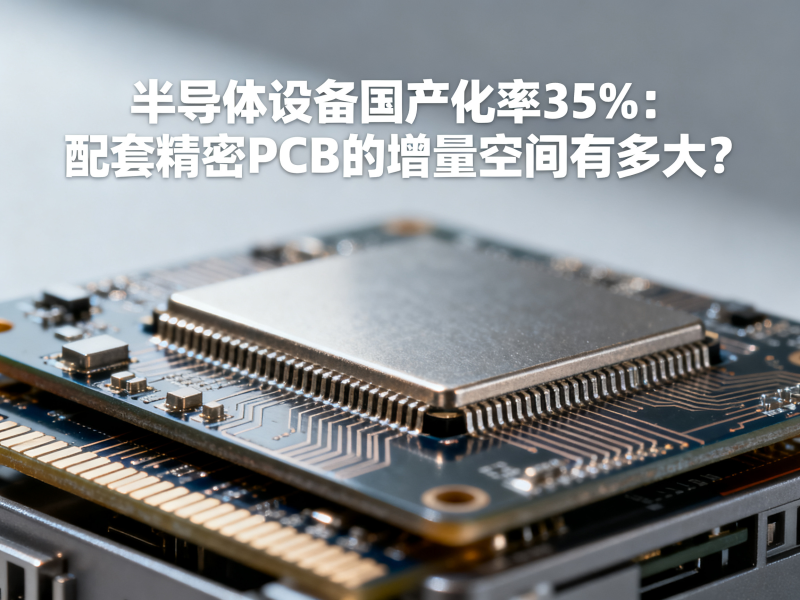 半导体设备国产化率35%：配套精密PCB的增量空间有多大？