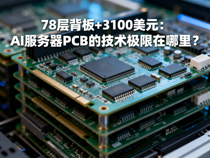 78层背板+3100美元：AI服务器PCB的技术极限在哪里？