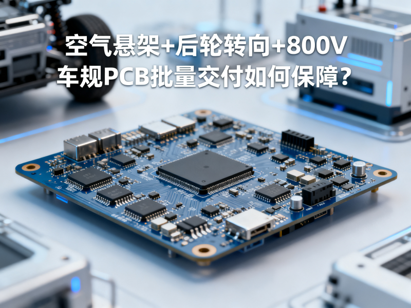 空气悬架+后轮转向+800V，车规PCB的批量交付如何保障？