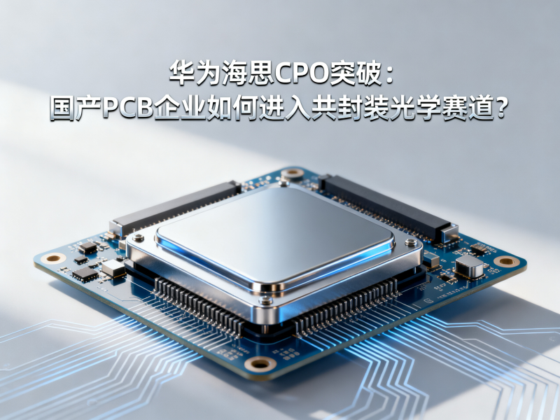 华为海思CPO突破：国产PCB企业如何进入共封装光学赛道？