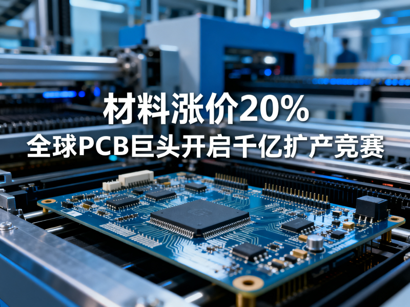 聚多邦|2026年电子行业简报（AI算力引爆PCB材料涨价20%，全球PCB巨头开启千亿扩产竞赛）