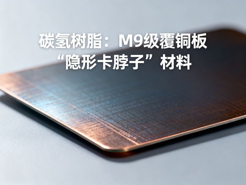 碳氢树脂：M9级覆铜板的