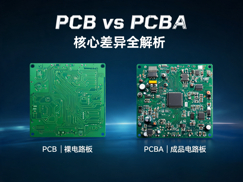 PCB 与 PCBA 区别全解析：从裸板到成品的核心差异