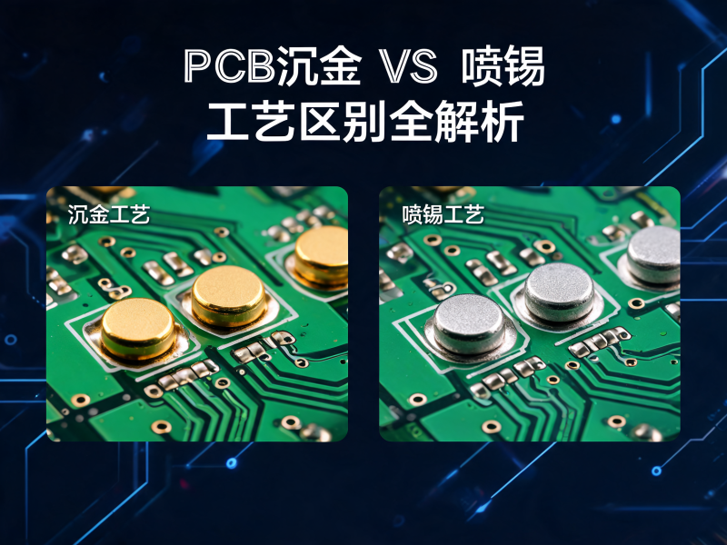 PCB 沉金与喷锡工艺区别全解析