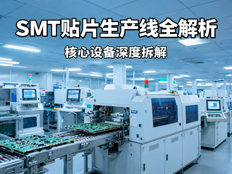 SMT 贴片生产线需要哪些核心设备？