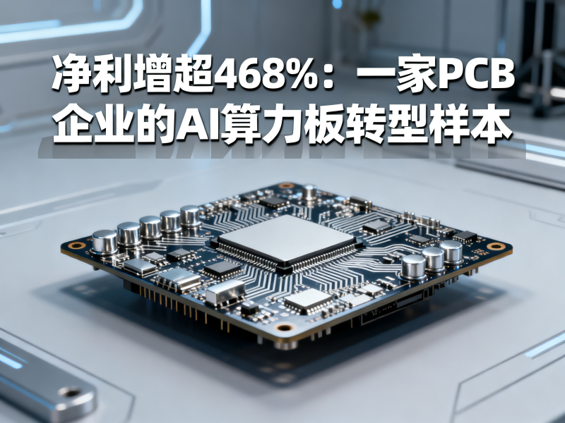 净利增超468%：一家PCB企业的AI算力板转型样本