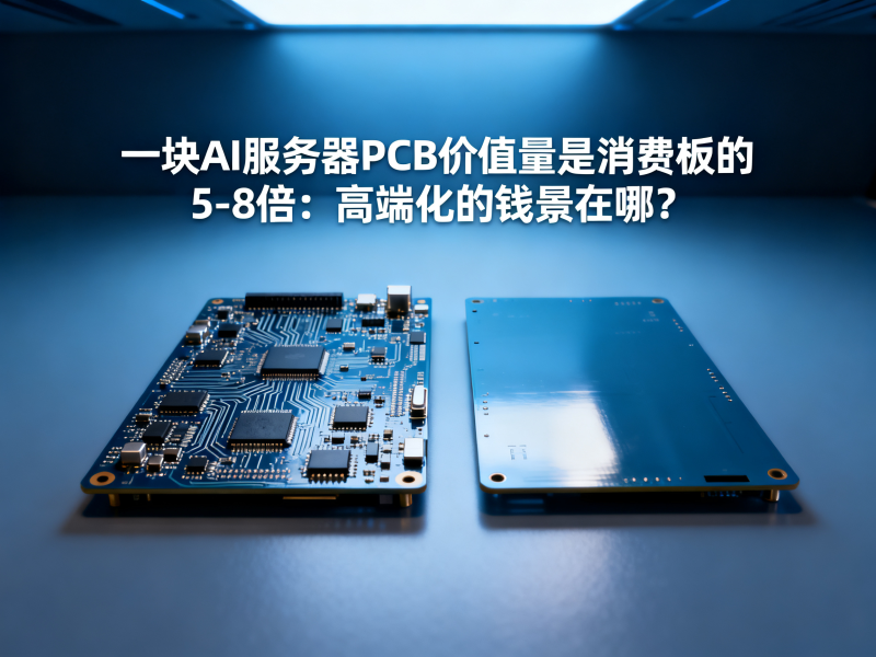 一块AI服务器PCB价值量是消费板的5-8倍：高端化的钱景在哪？