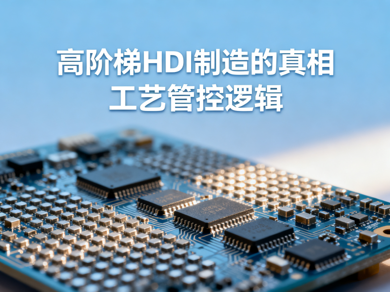 7阶HDI良率80%为什么被误读——高阶梯HDI制造的真相与工艺管控逻辑