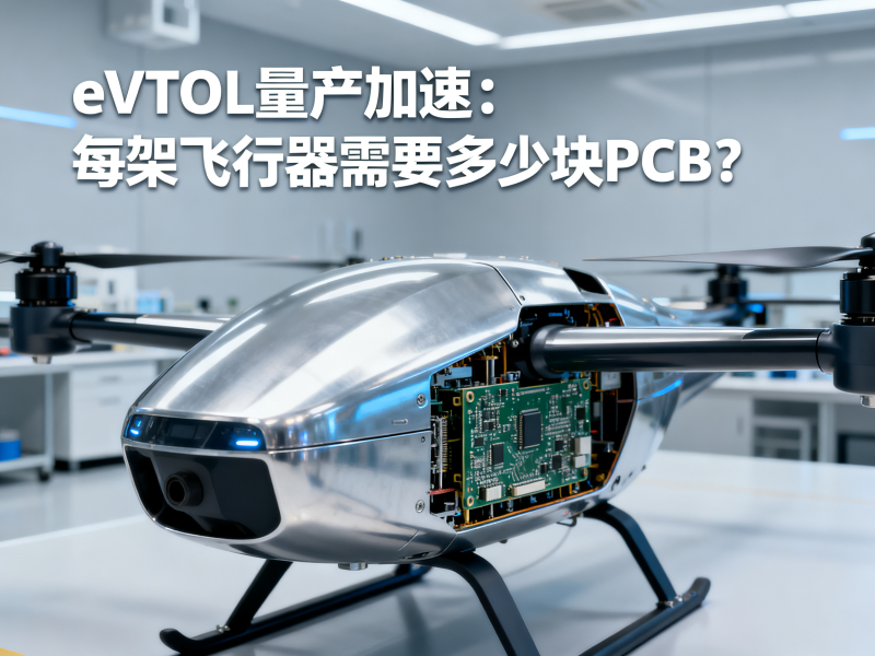 eVTOL量产加速：每架飞行器需要多少块PCB？