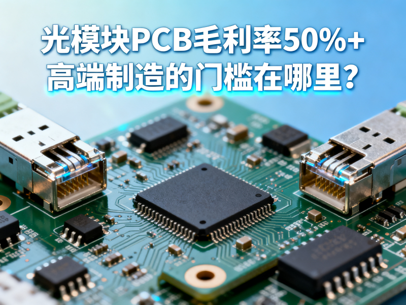 光模块PCB毛利率50%+：高端制造的门槛在哪里？