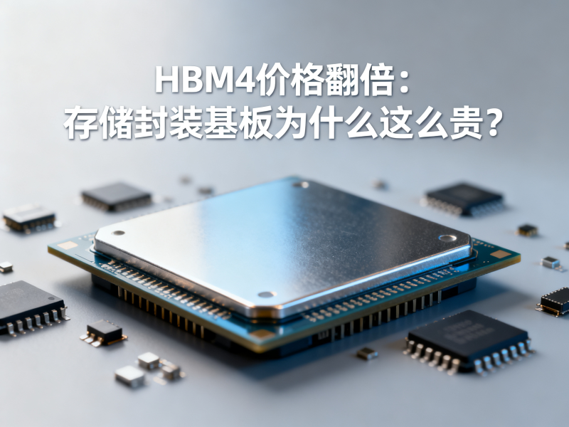 HBM4价格翻倍：存储封装基板为什么这么贵？