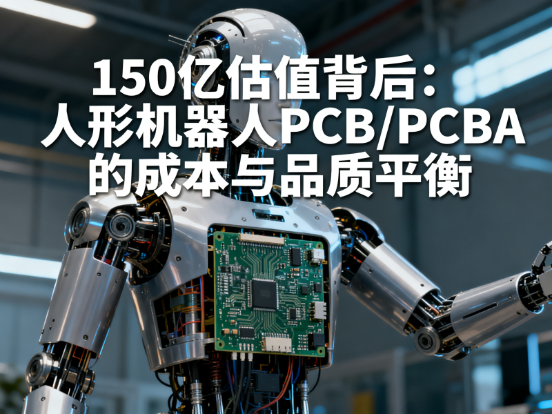 150亿估值背后：人形机器人PCB/PCBA的成本与品质平衡