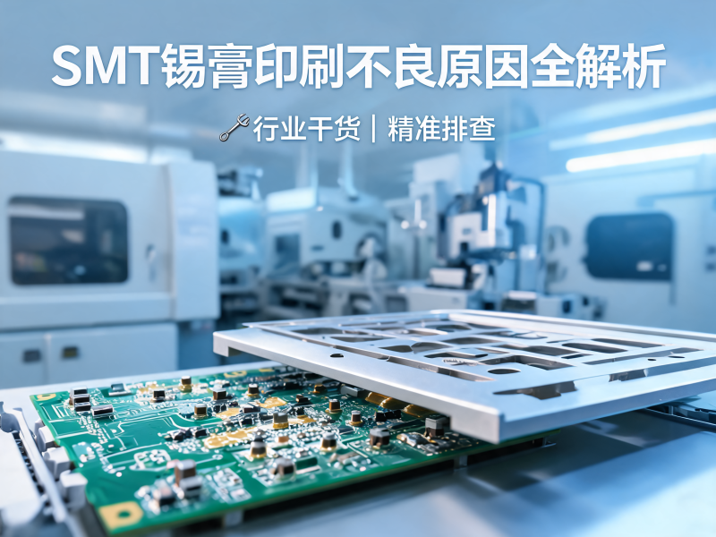 SMT 锡膏印刷不良原因全解析：从印刷机到钢网的全流程诊断