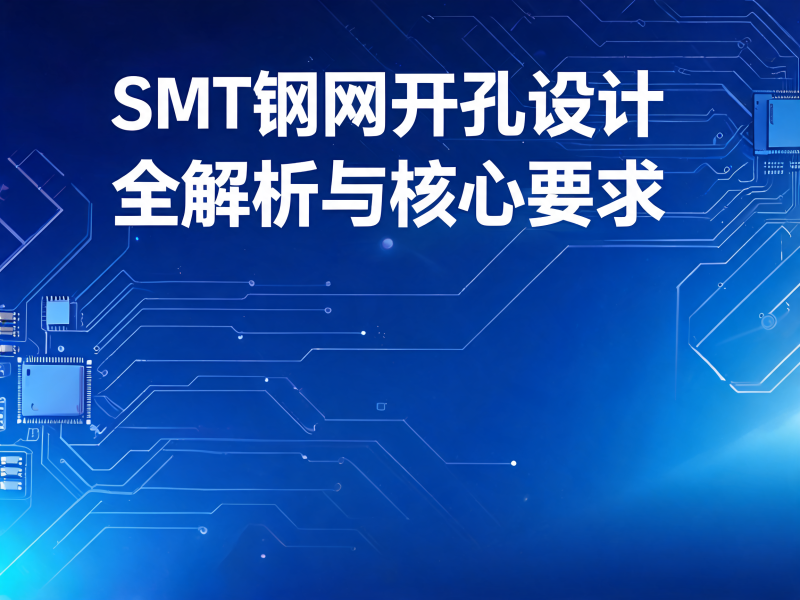 SMT钢网开孔设计全解析与核心要求