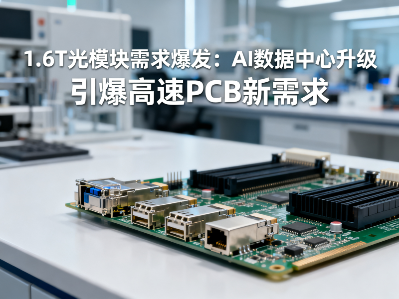聚多邦|电子行业简报）（1.6T光模块需求爆发：AI数据中心升级，引爆高速PCB新需求）