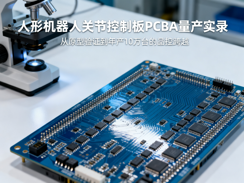 人形机器人关节控制板PCBA量产实录：从原型验证到年产10万台的品控跨越