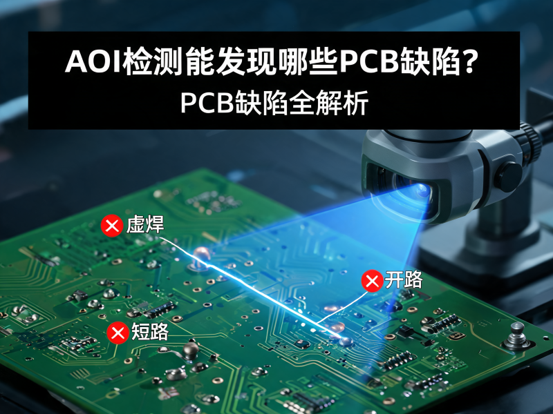 AOI 检测能发现哪些 PCB 缺陷？