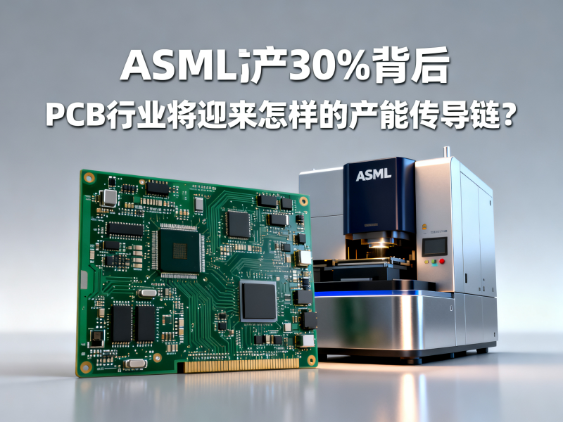ASML扩产30%背后：PCB行业将迎来怎样的产能传导链？