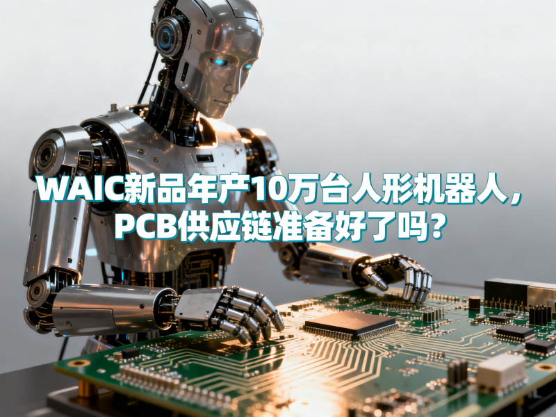 WAIC新品年产10万台人形机器人，PCB供应链准备好了吗？