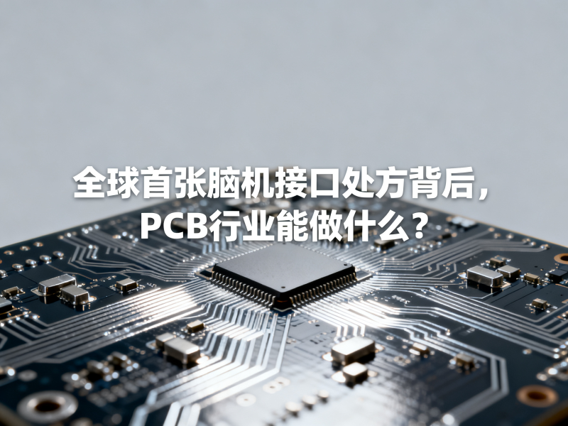 全球首张脑机接口处方背后，PCB行业能做什么？