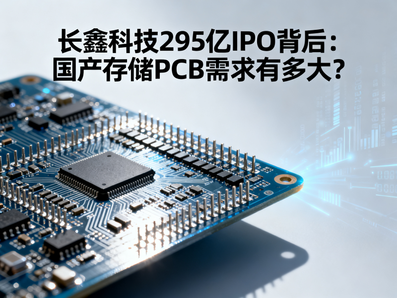 长鑫科技295亿IPO背后：国产存储PCB需求有多大？