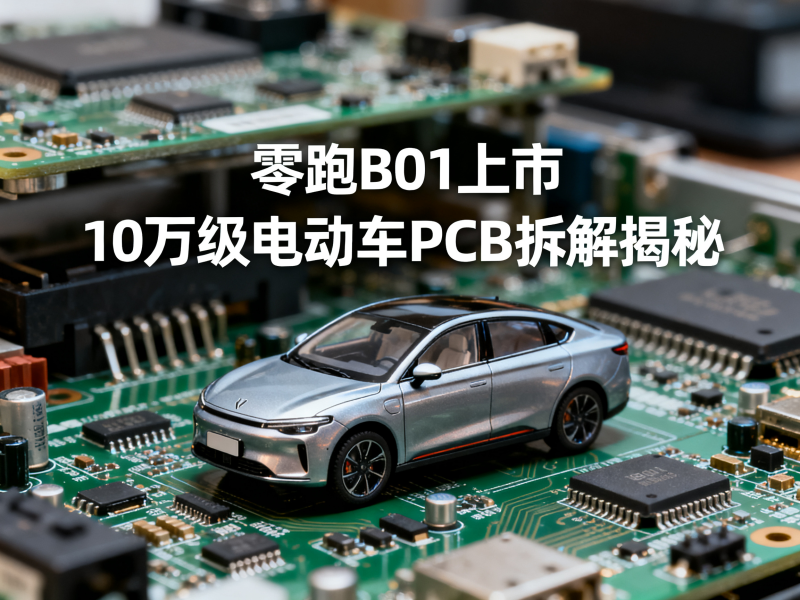 零跑B01上市，拆解10万级电动车用了哪些PCB？