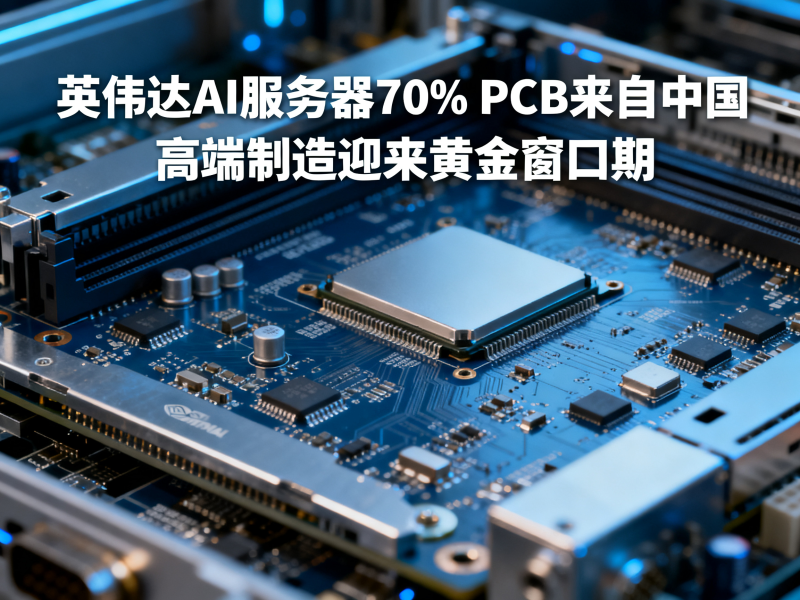 聚多邦|电子行业简报（英伟达AI服务器70% PCB来自中国：高端制造迎来黄金窗口期）
