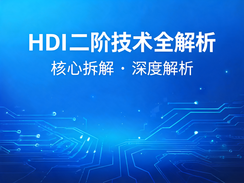 HDI 二阶 PCB：为什么它成了高端电子产品的 “标配” 电路板？