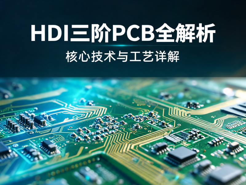 HDI 三阶 PCB 全解析：核心技术与工艺详解