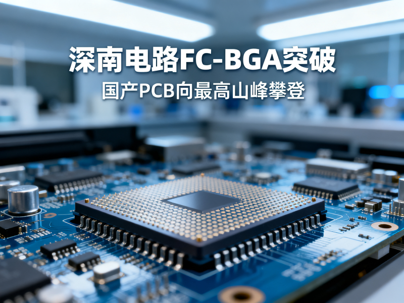 深南电路FC-BGA突破：国产PCB向最高山峰攀登