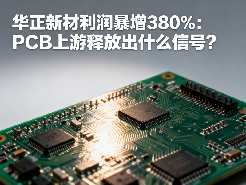 华正新材利润暴增380%：PCB上游释放出什么信号？