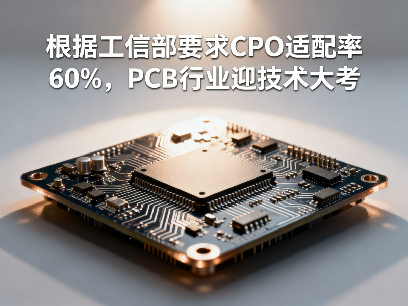 工信部要求CPO适配率60%，PCB行业迎技术大考