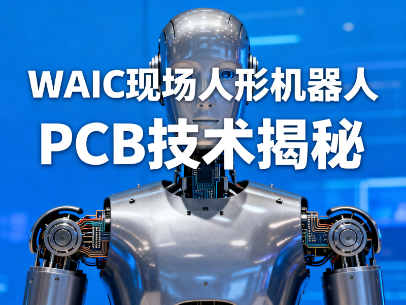 WAIC现场的人形机器人，每一台都需要怎样的PCB？