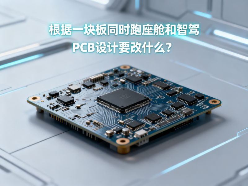 一块板同时跑座舱和智驾，PCB设计要改什么？