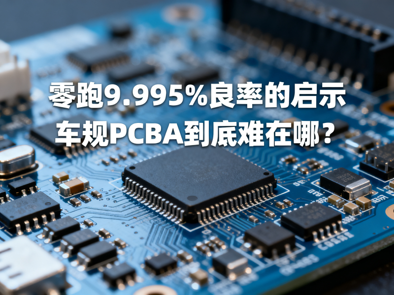 零跑99.995%良率的启示：车规PCBA到底难在哪？