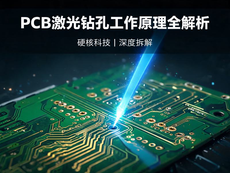 PCB 激光钻孔工作原理全解析：高密度互连的精密工艺